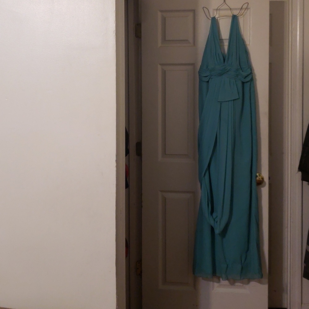 Teal formal dress